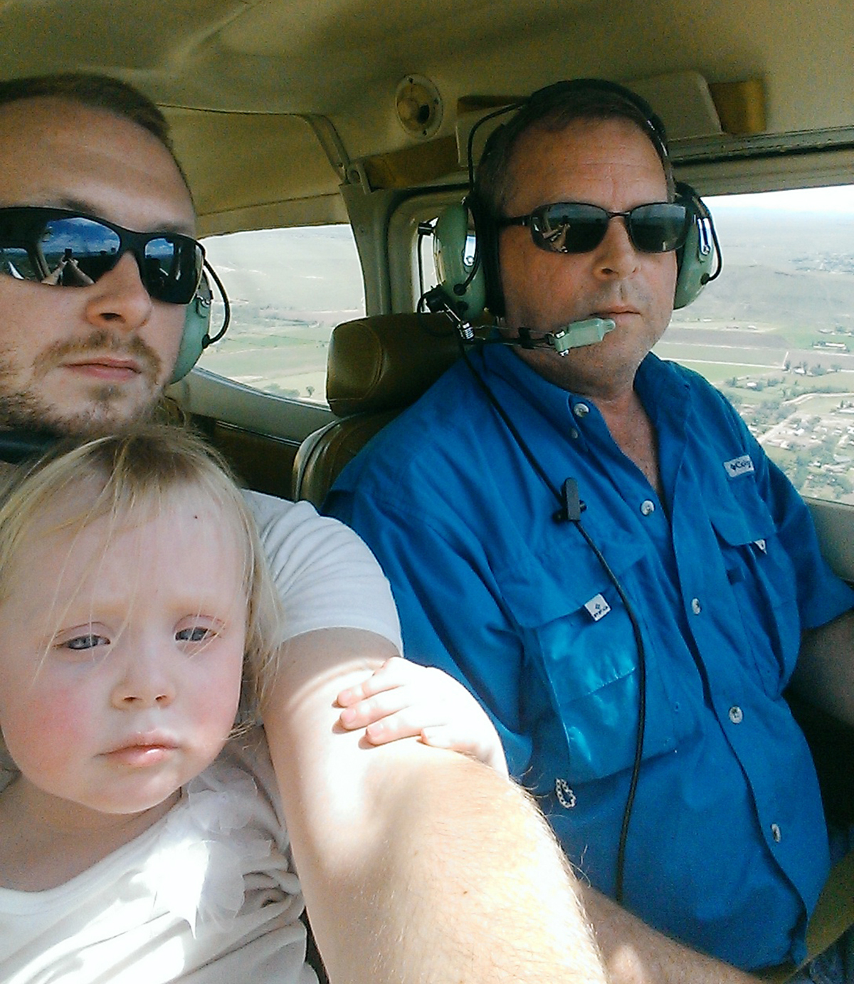 aircraft maintenance support lead for the doe nnsa team flies with his family